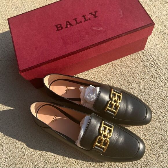 Bally BB logo loafers in Black, New, Size EU 38 - Picture 16 of 16